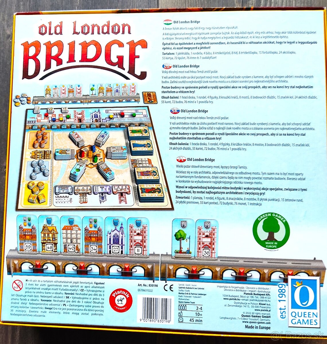 Spoločenská hra Old London Bridge - 4