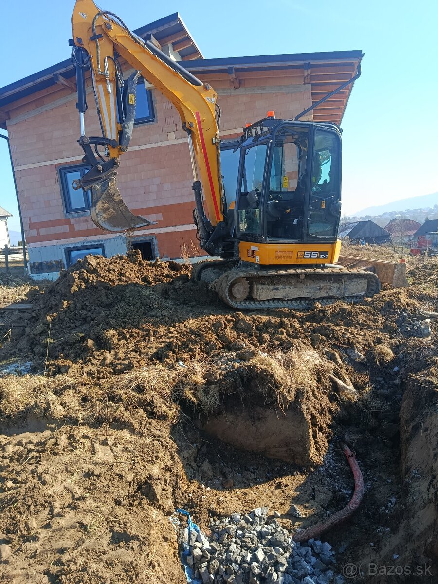 Pásový bager JCB 55Z -1. 2017 - 4