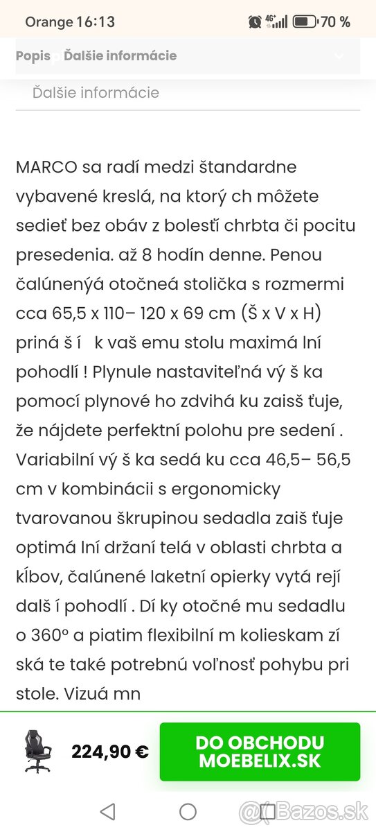 Kancelárska stolička - 4