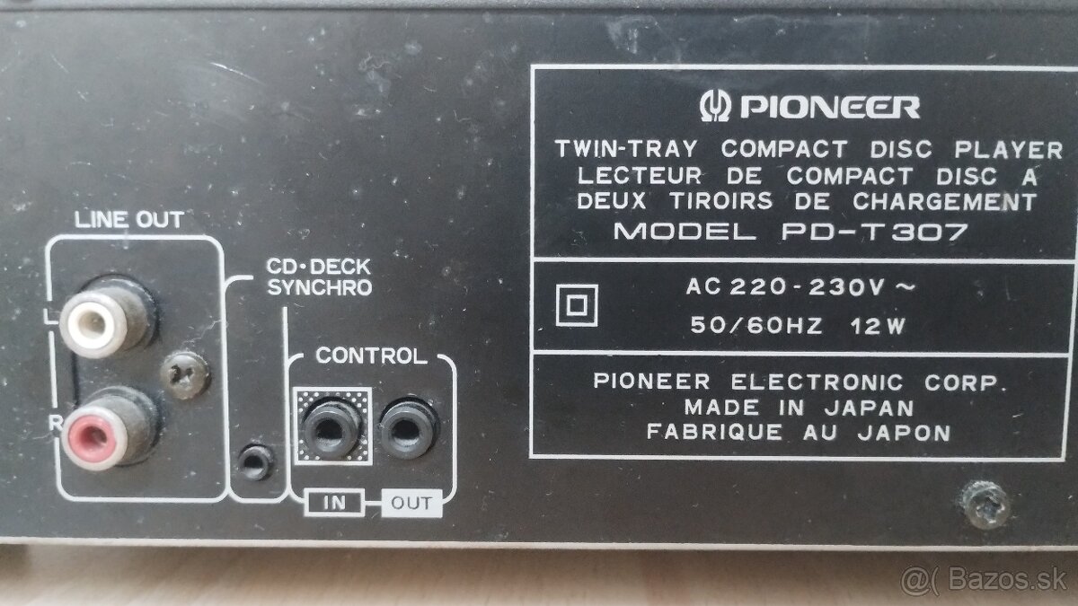 Predám cd prehrávače Pioneer PD-T307 PD-M450 - 4