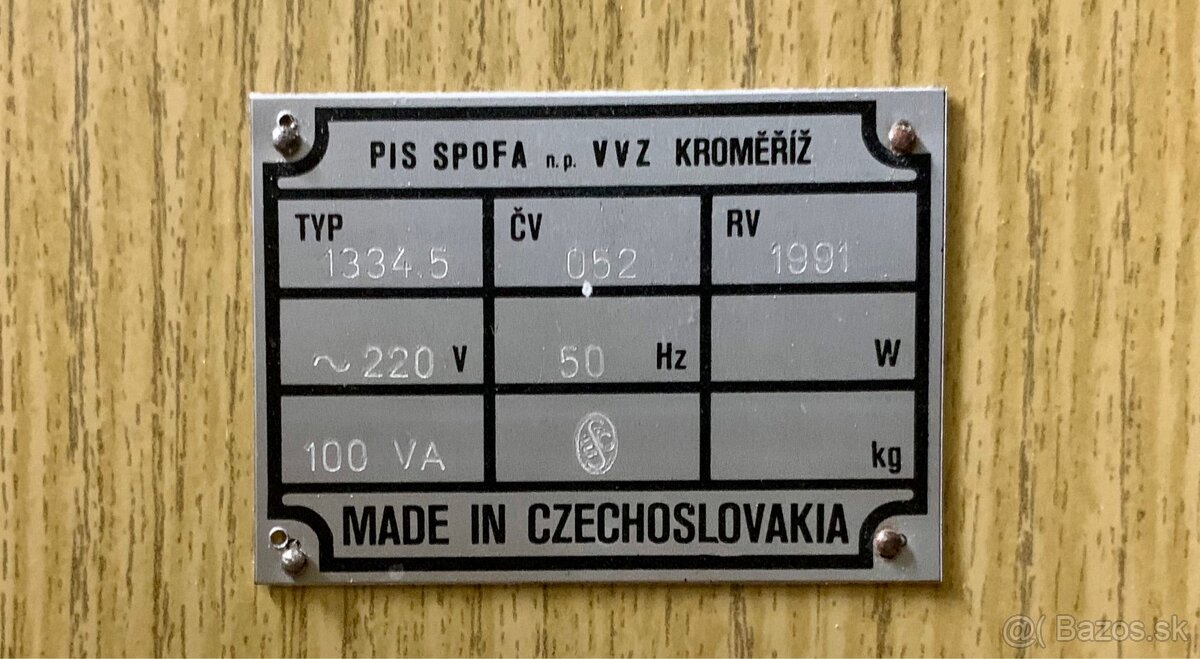 PREDÁM - OPTOTYP, model 1334.5 - 4