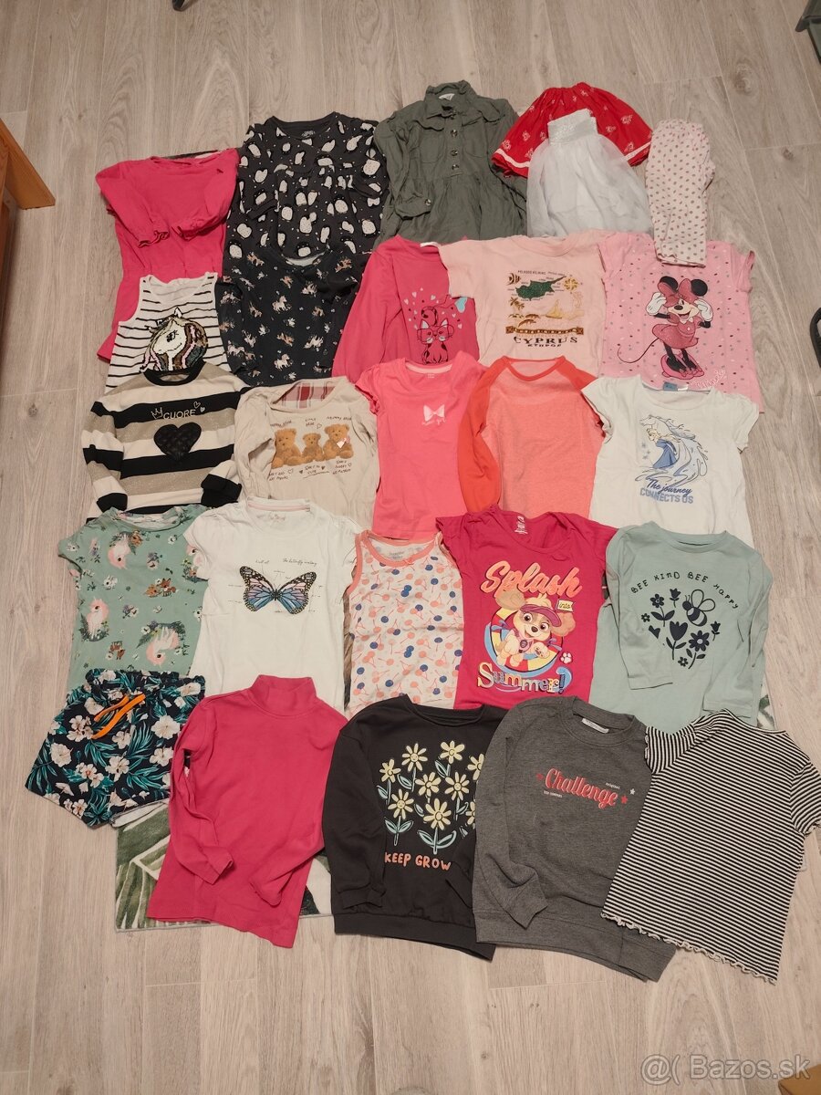Predám obrovský balík oblečenia pre dievča vel.98-110 - 4