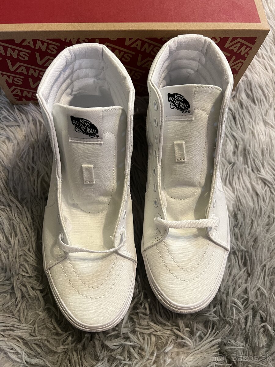 Vans Sk8-Hi Biele Tenisky - 4