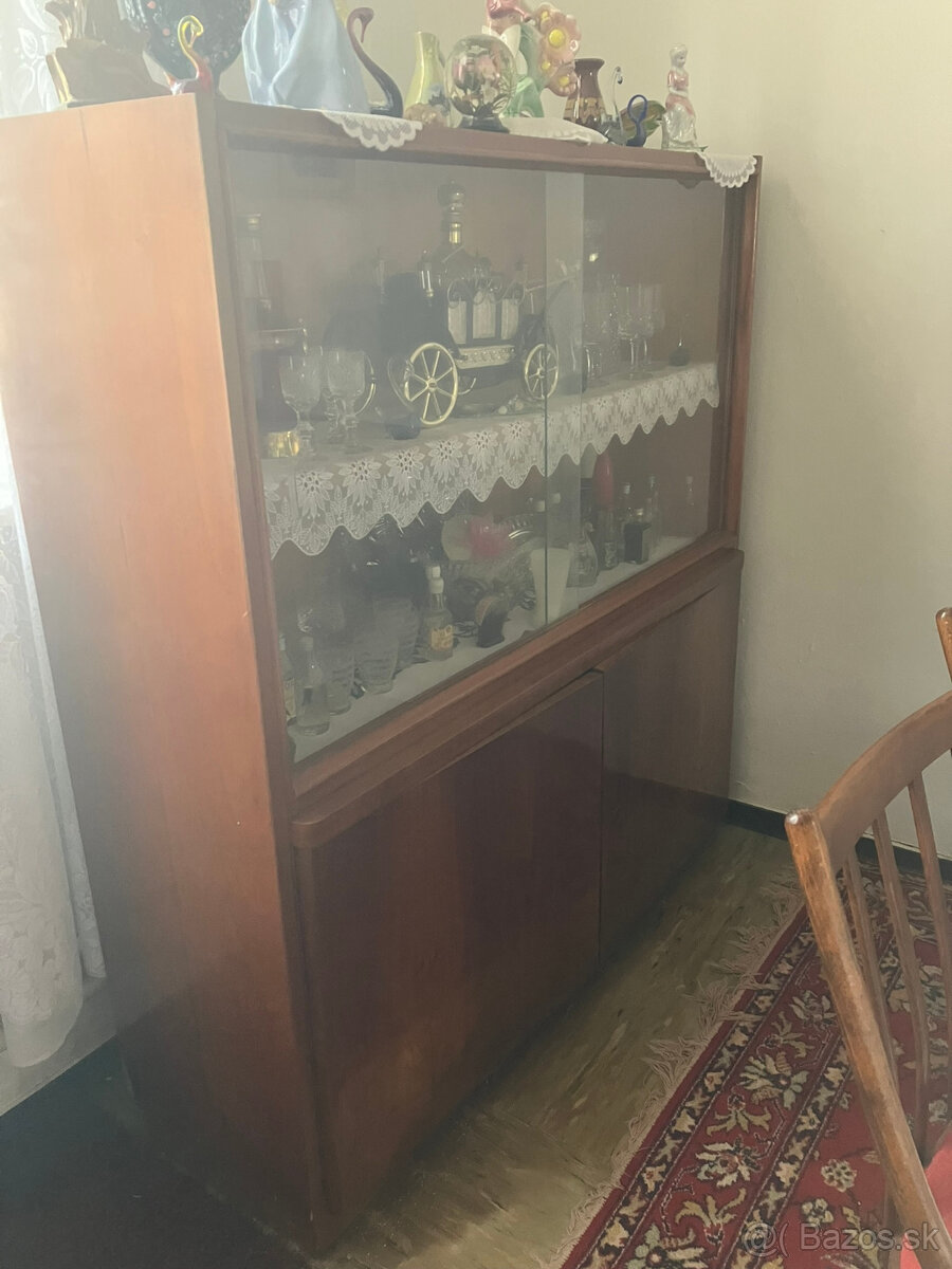 Starožitná obývacia stena - 4