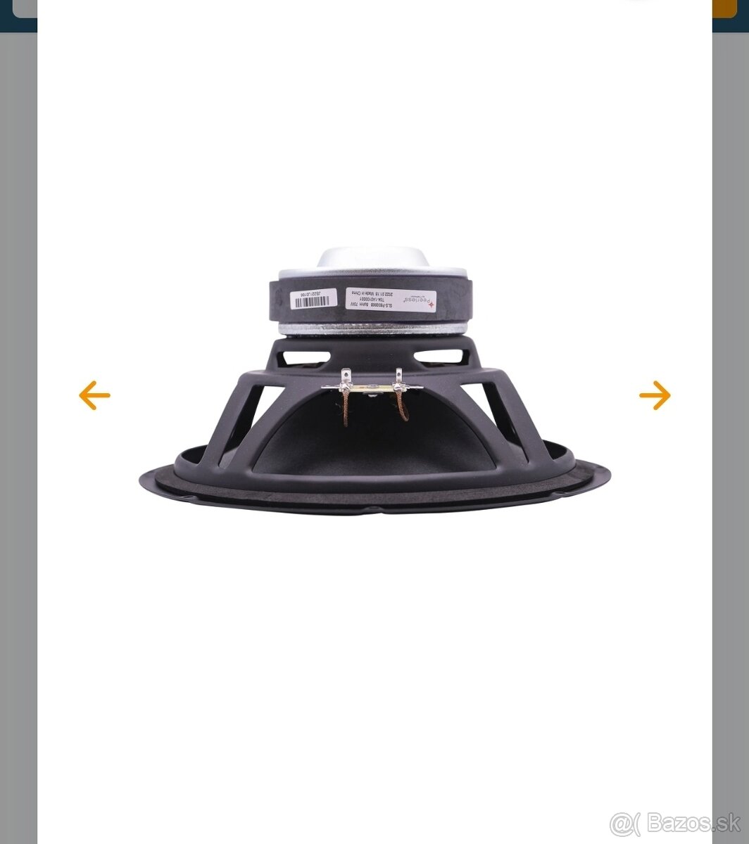 Reproduktorove meniče nové. Peerless, SB acoustics - 4