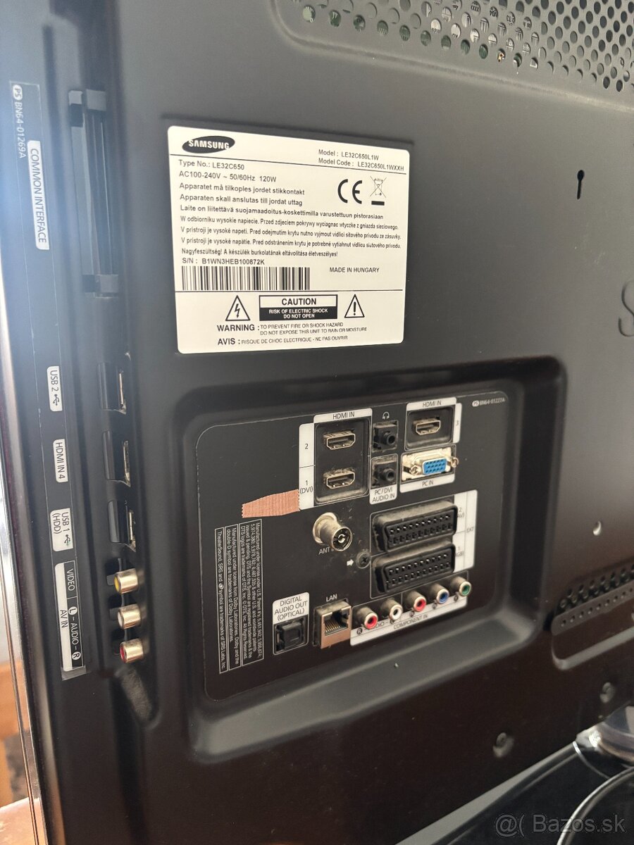 Samsung LE32C650L1W - 4