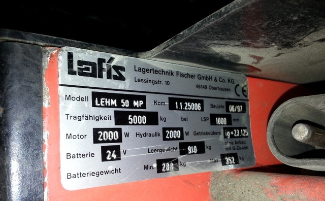 Paletový vozík elektrický LEHM 50 MP (6533.) - 4