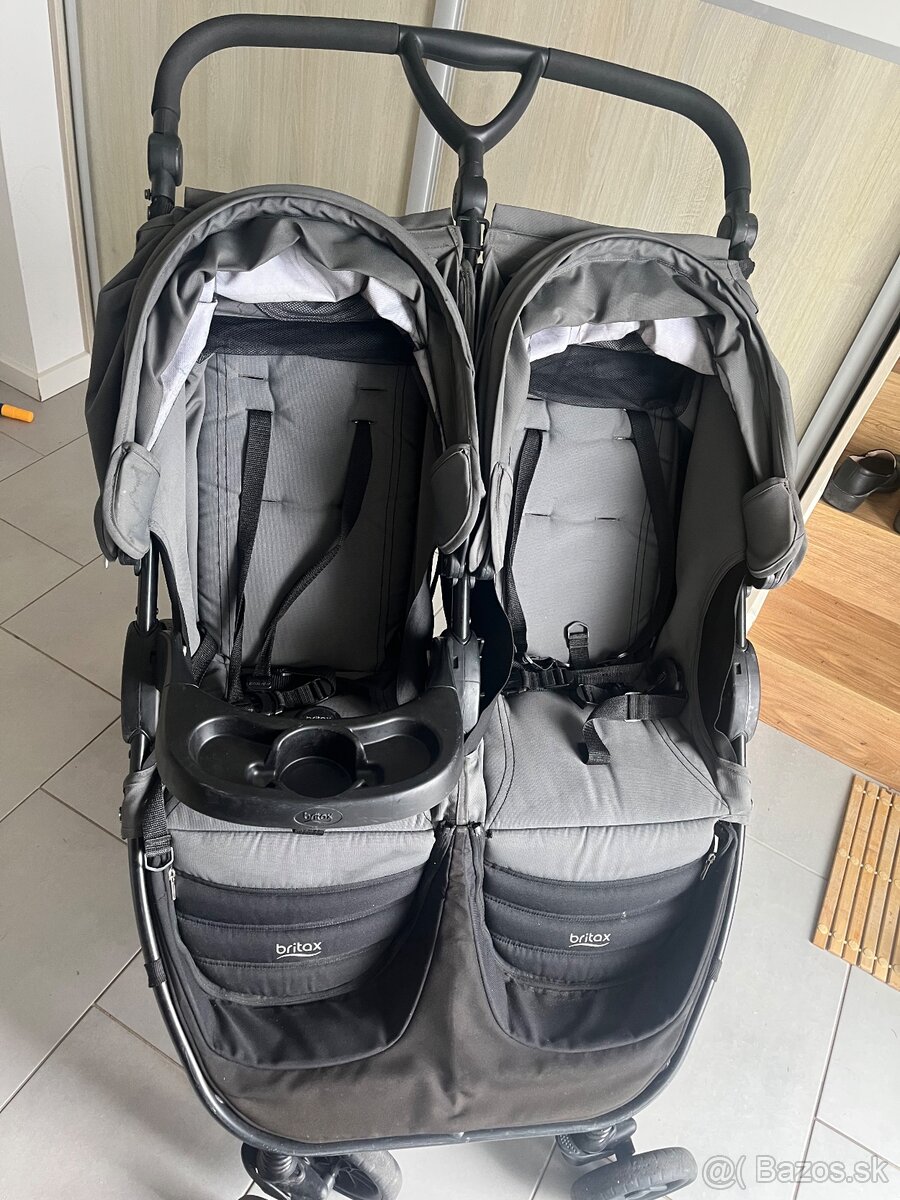 Kočík britax b agile pre dvojičky - 4