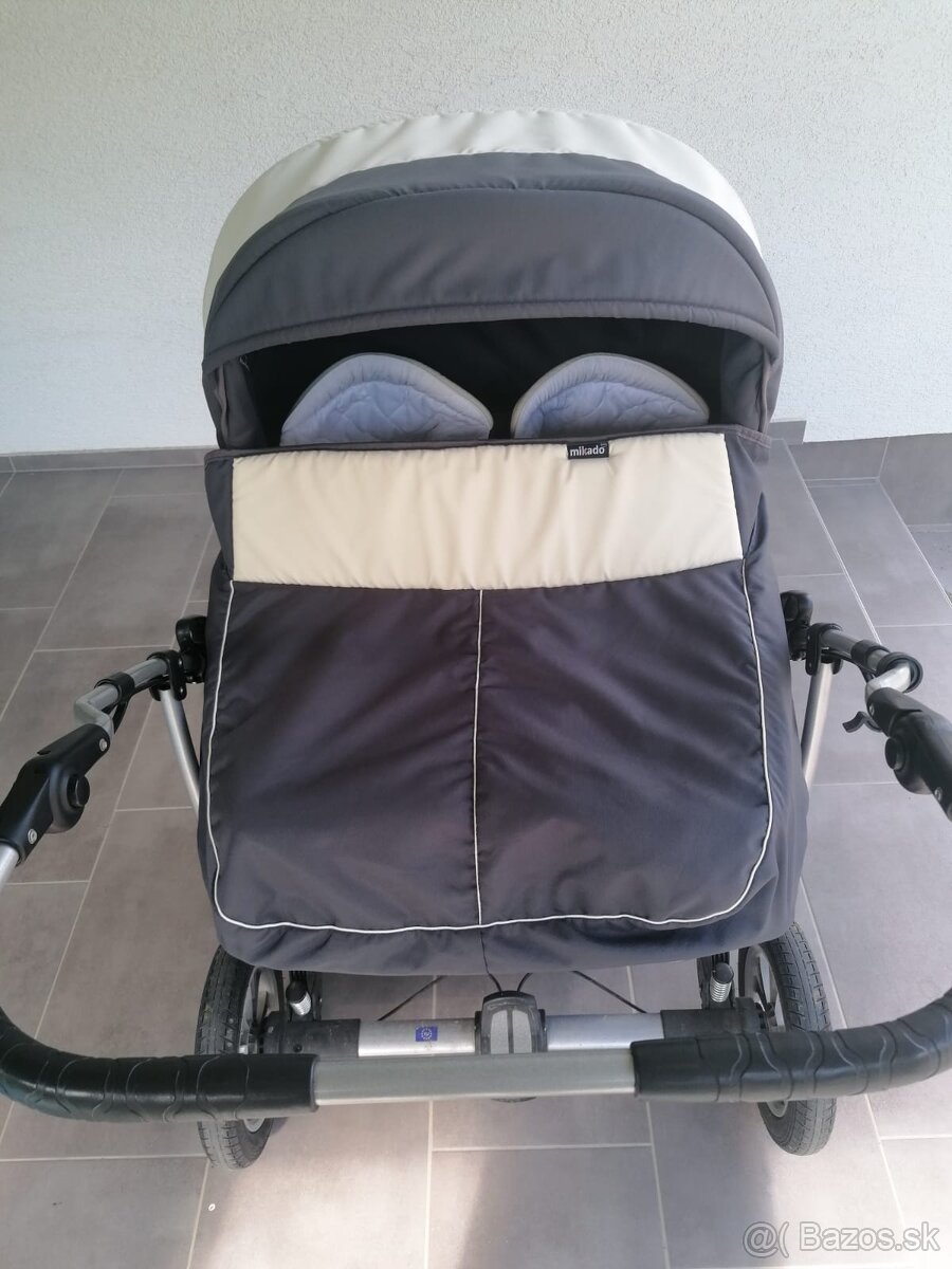 Dvojičkový/súrodenecký kočík - 4