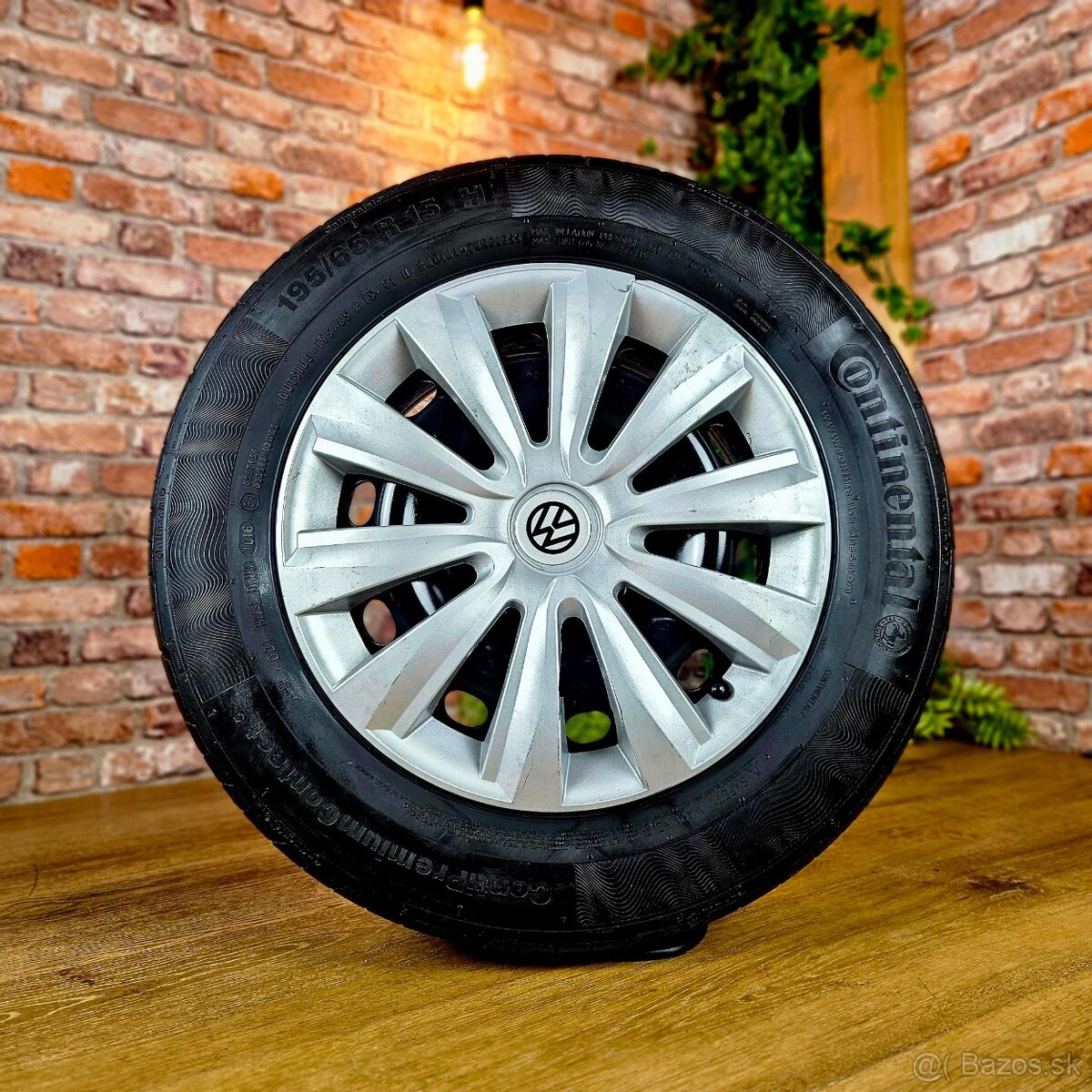 Plech R15 5x112 + letné 195/65 R15 - 4