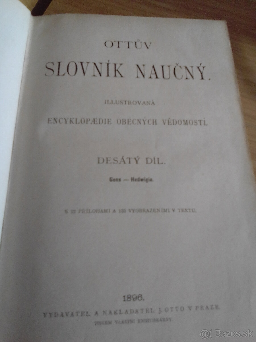 Originál Ottuv Slovník naučný - X 1896 - 4