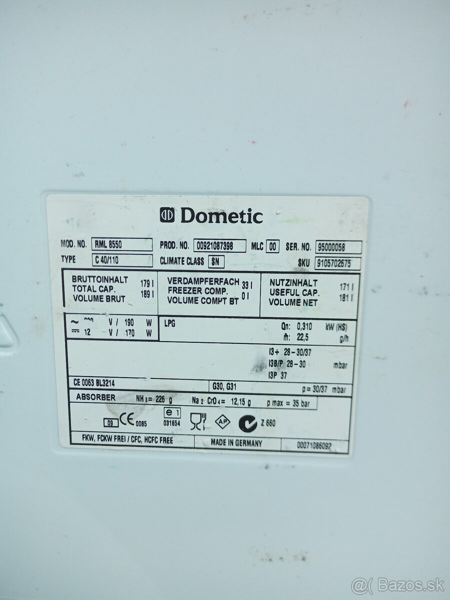 chladnicka 12v 220v plyn - 4