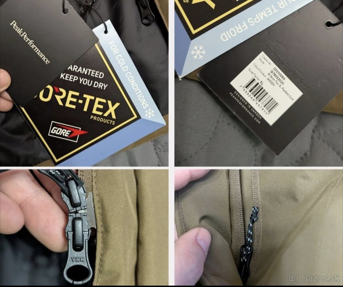 Predám pánsku bundu Peak Performance M Gore-Tex - 4