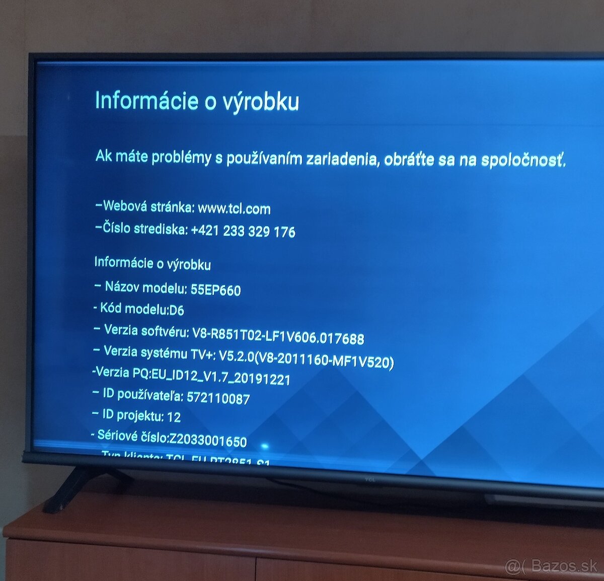 predám TCL 55EP66 Android TV - 4