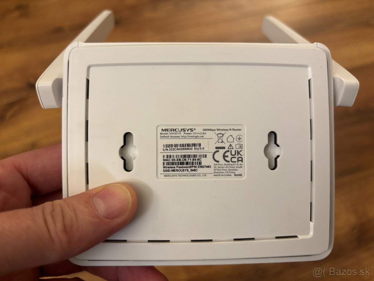 Mini wifi router Mercusys MW301R - 4