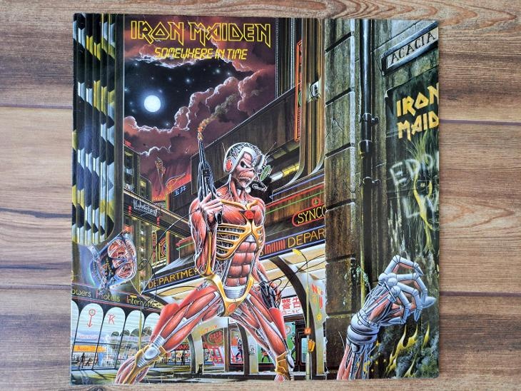 Lp Iron Maiden- Somewhere In Time - 4