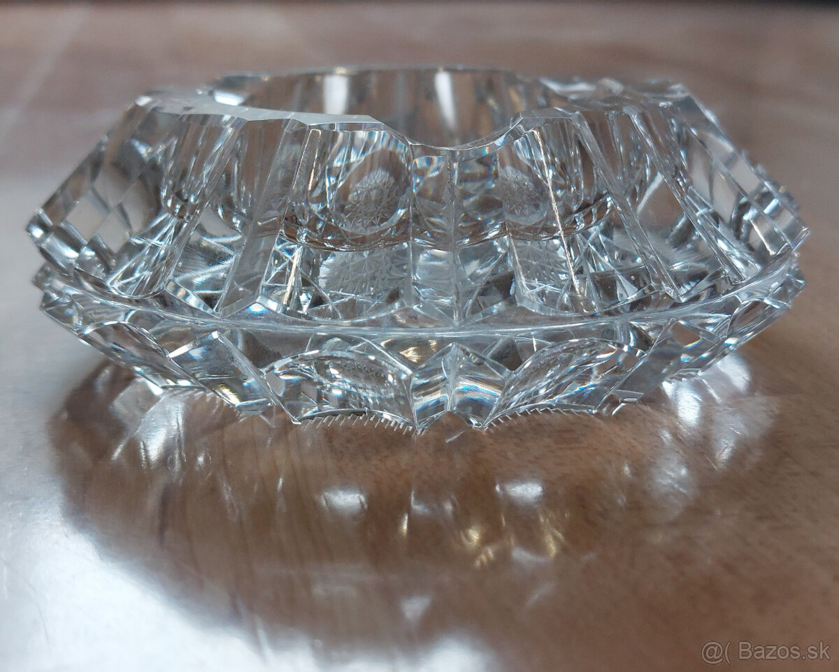 Popolník - český brúsený krištáľ - 4