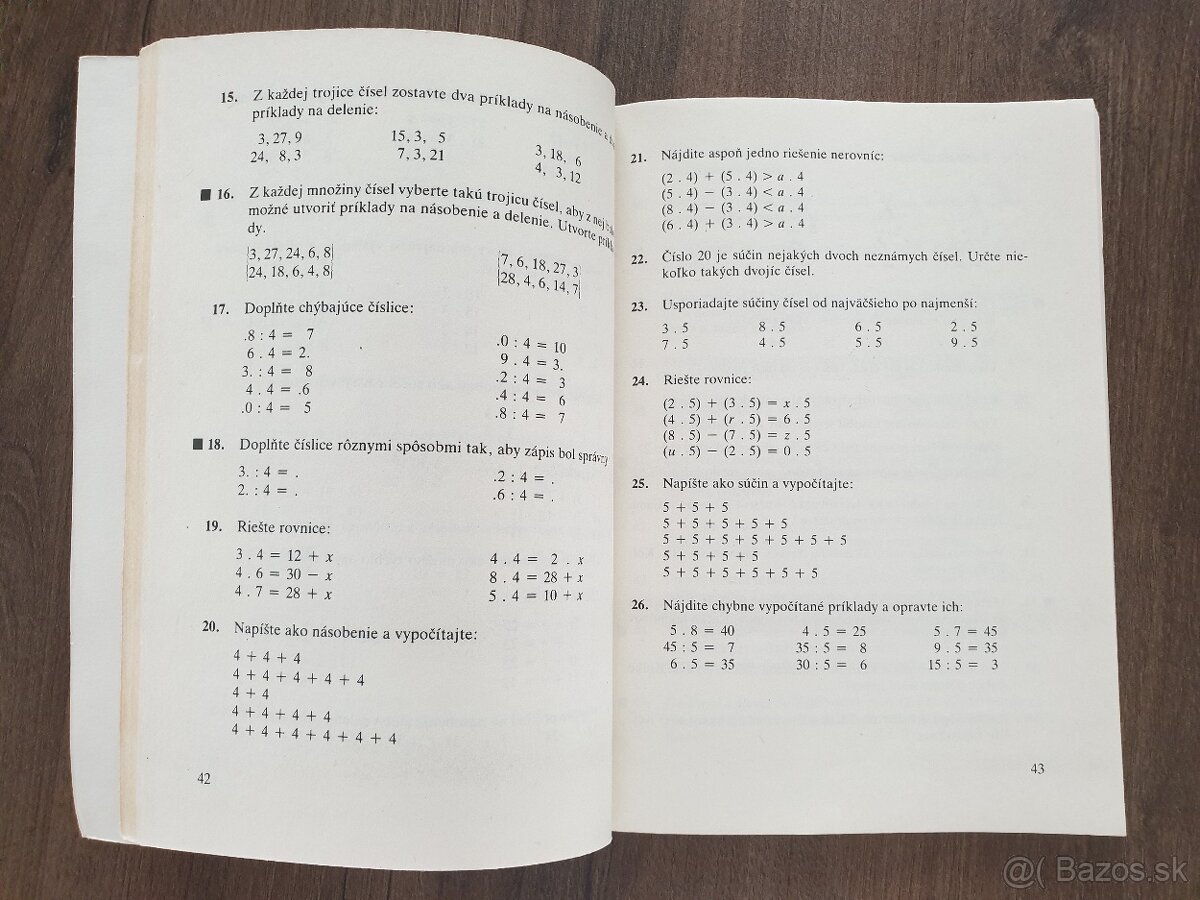 Slovenský jazyk, matematika - 4