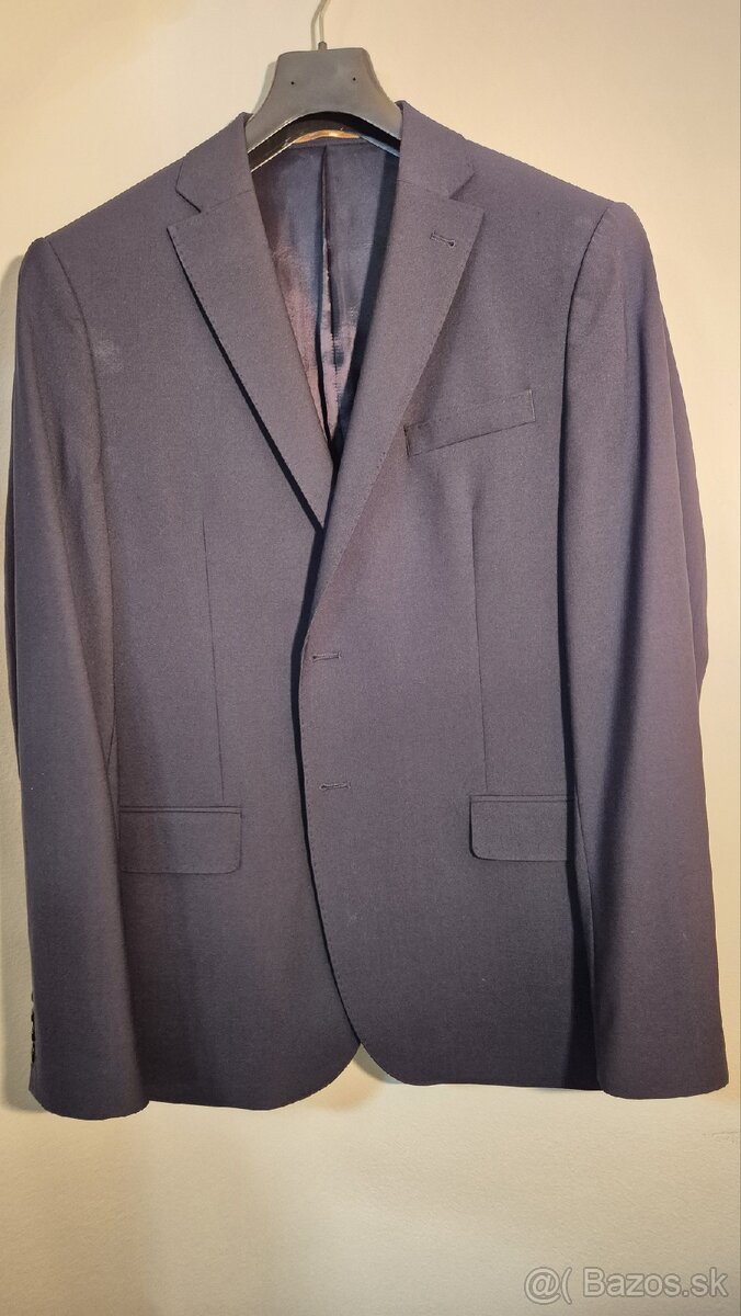Pánsky oblek OZETA tmavomodrý. veľkosť 56 - NOVÝ, NEPOUŽITÝ - 4