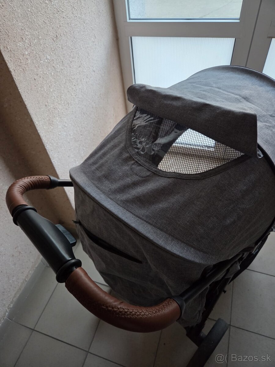 Kočík Kinderkraft Grande Gray + výbava - 4