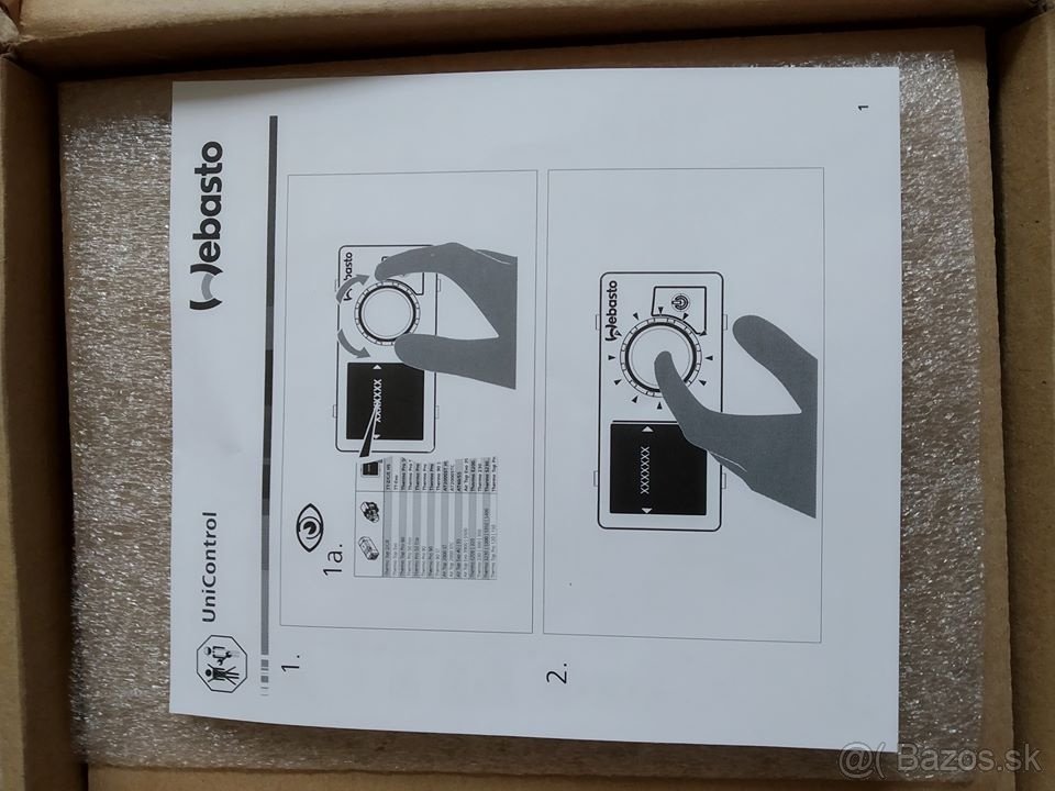 Webasto hodiny UNICONTROL TIMER 1531 / 9034521 - 4