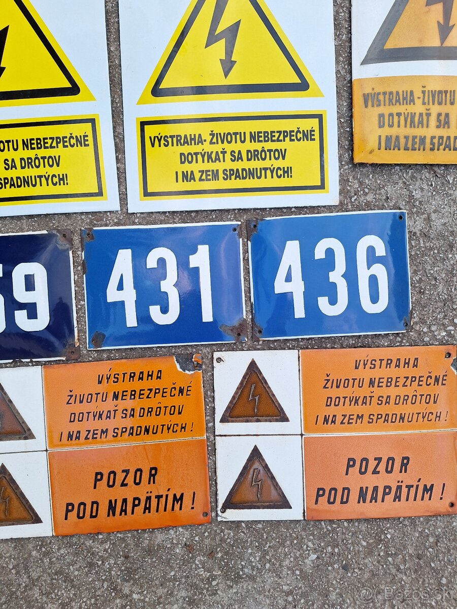 Smaltovane cedule - 4