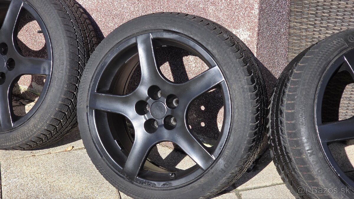 Elektrony 5x100 R18 8J continental 225/40 - 4