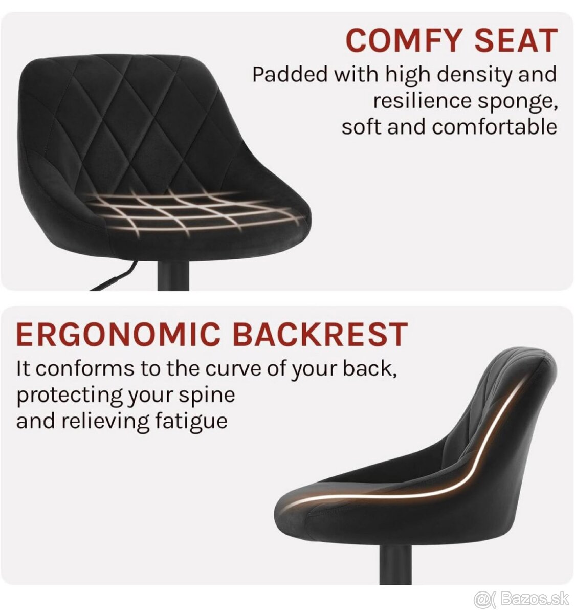 Set 2 barových stoličiek - 4