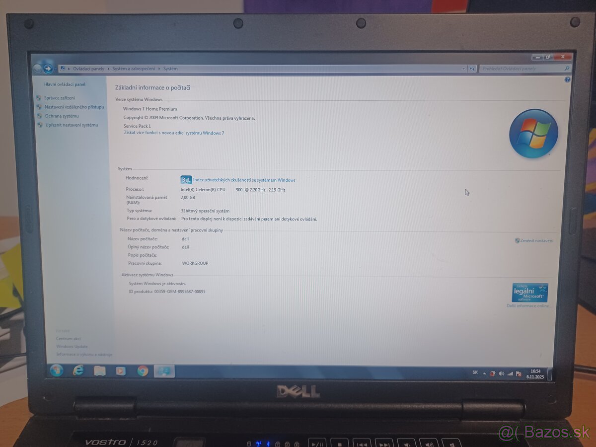 Notebook Dell vostro 1520 + Motorola E4 + jabra sluchadla - 4