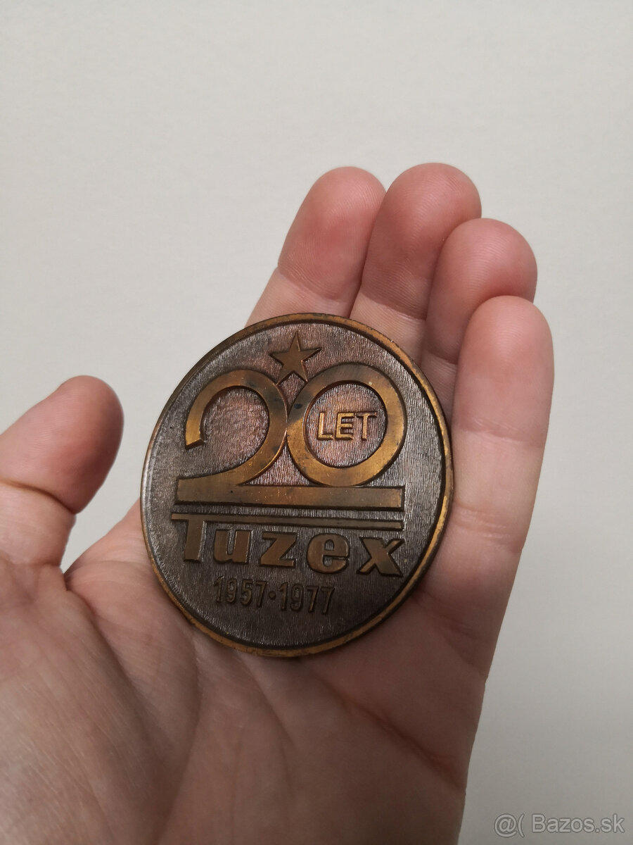 Medaila Tuzex 20 rokov 1957-1977 - 4