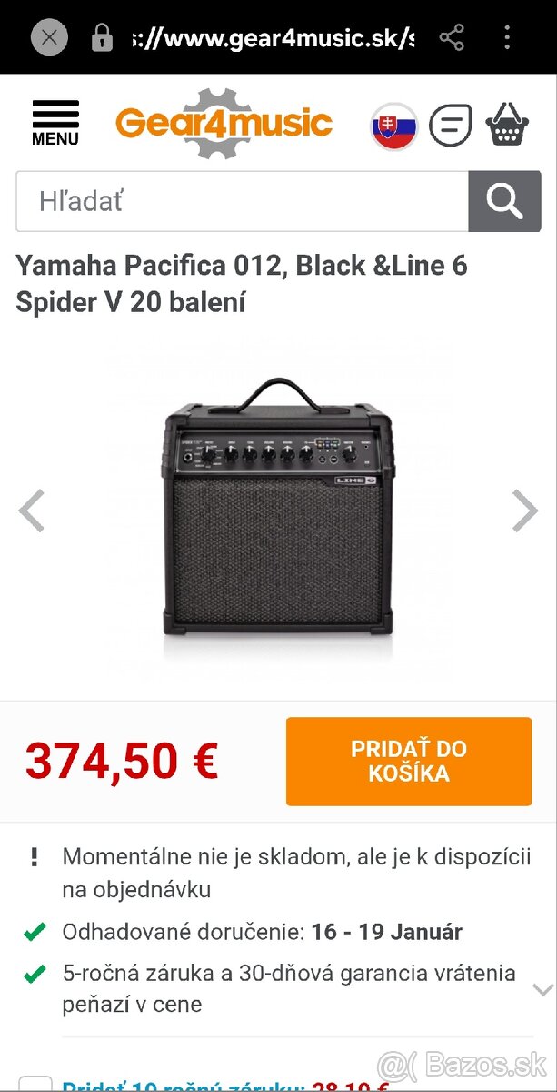 Elektronická gitara - 4