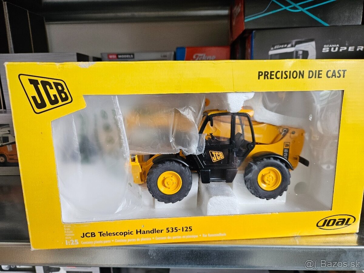 Historické kovové modely strojov JCB - 4