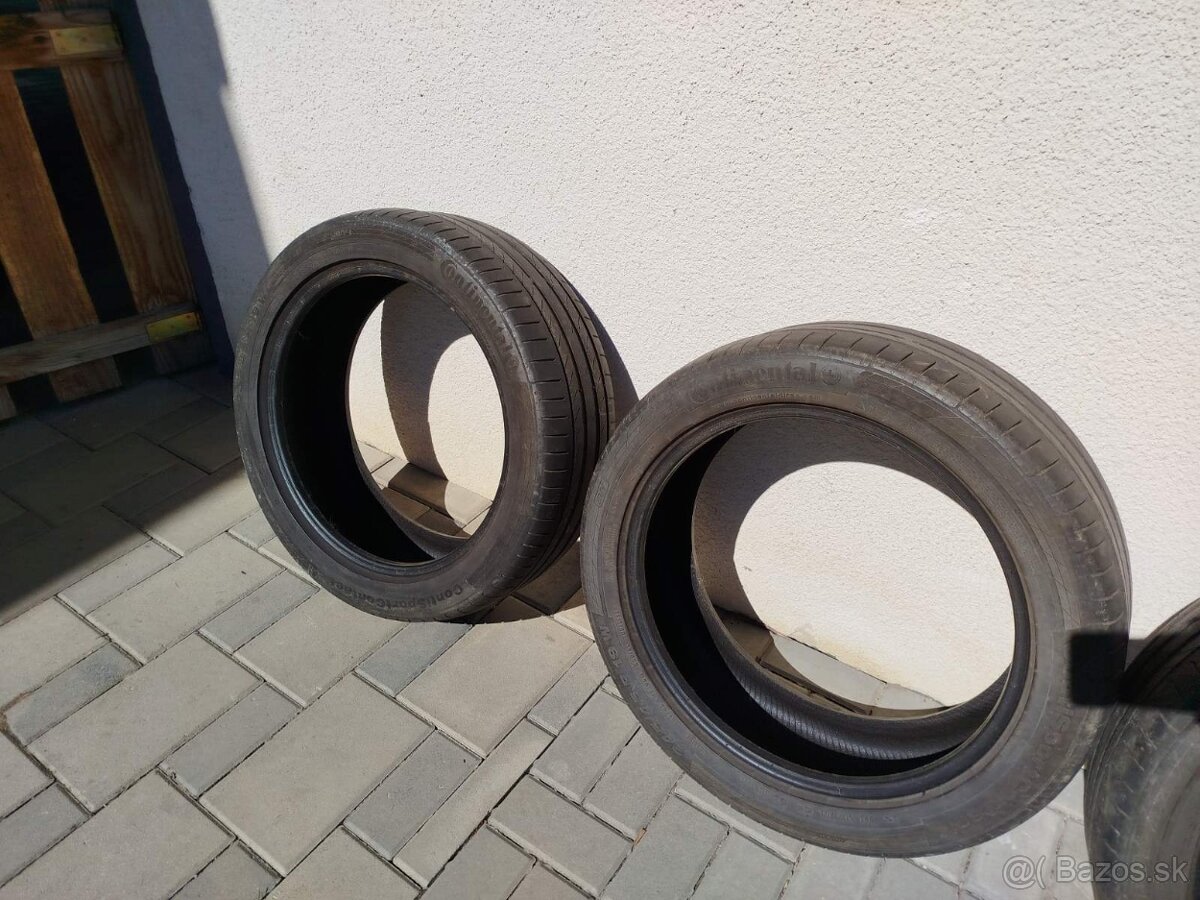 3ks Letné pneumatiky zn. Continental 245/45R19 - 4