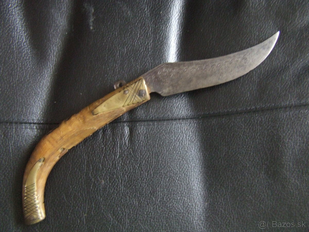 Balkánsky starý zatvárací nôž. 18 storočie - 4