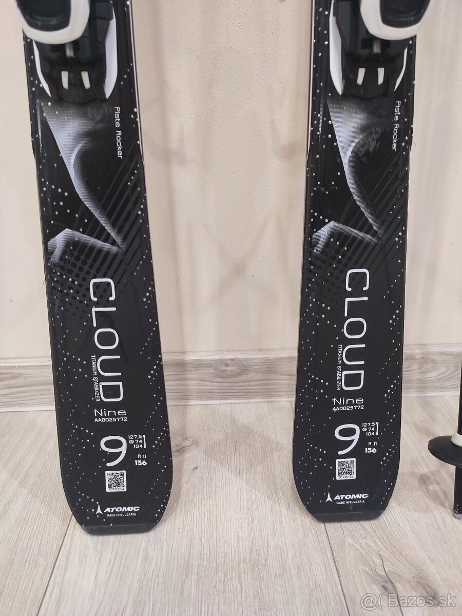 Dámske zjazdové lyže Atomic Cloud 9 + lyžiarky Atomic Hawks - 4