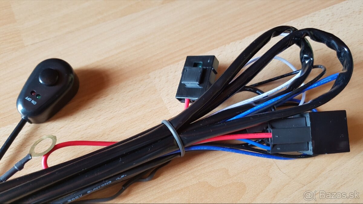 Kabeláž na led rampy - svetla