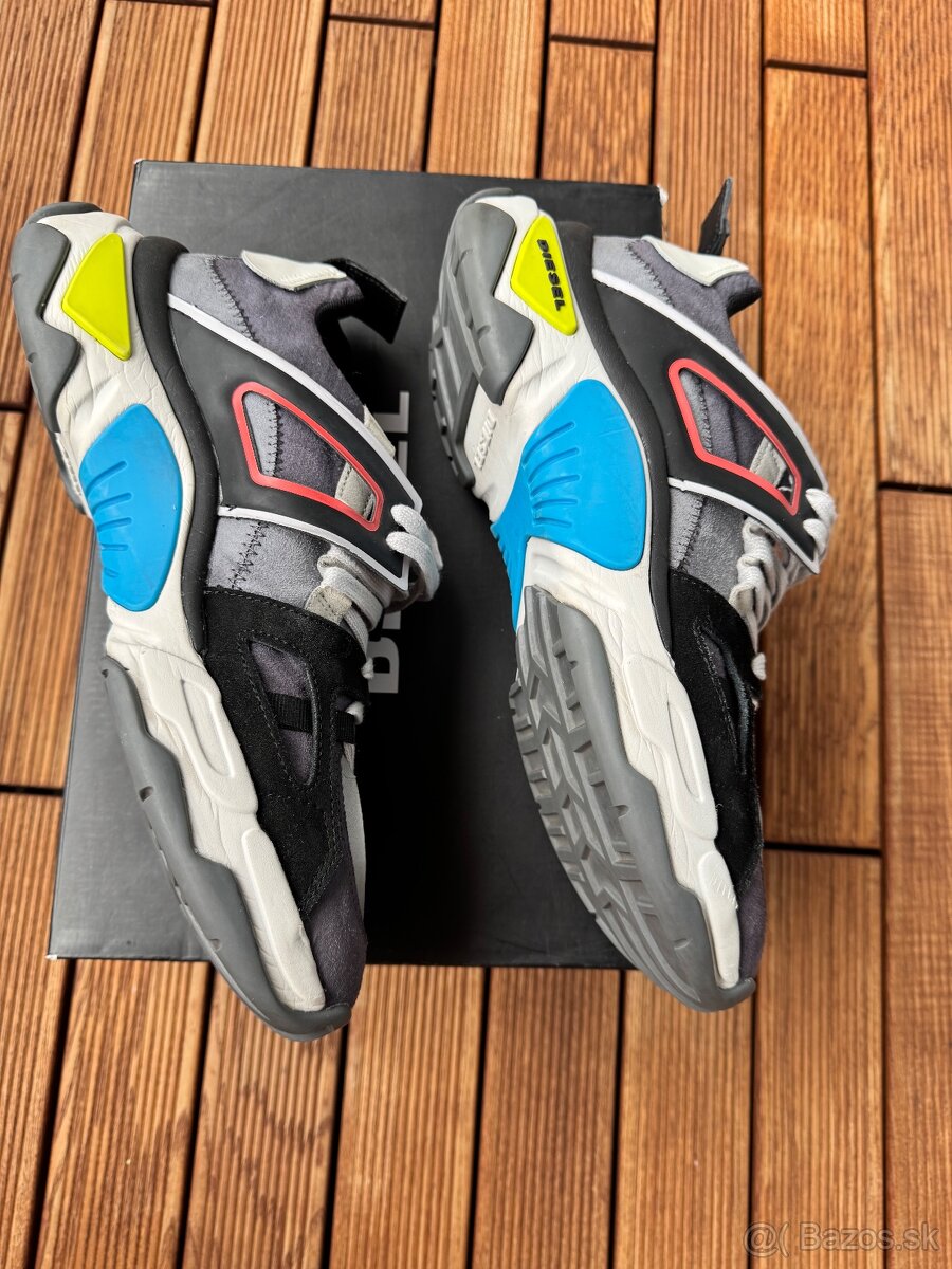 TENISKY DIESEL S-KIPPER LOW TREK II GREY/WHITE - 4