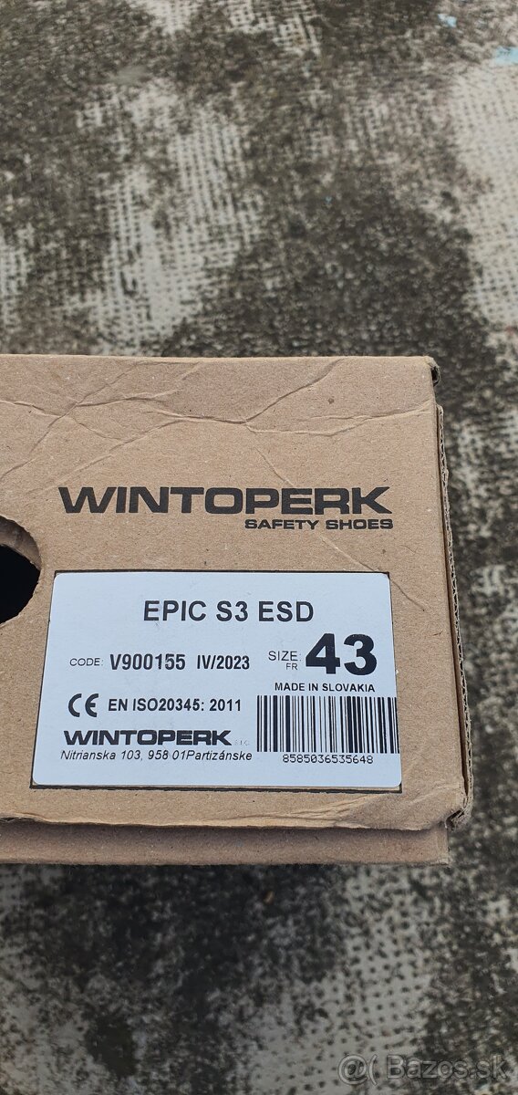 Predám novú pracovnú obuv 43 - 4