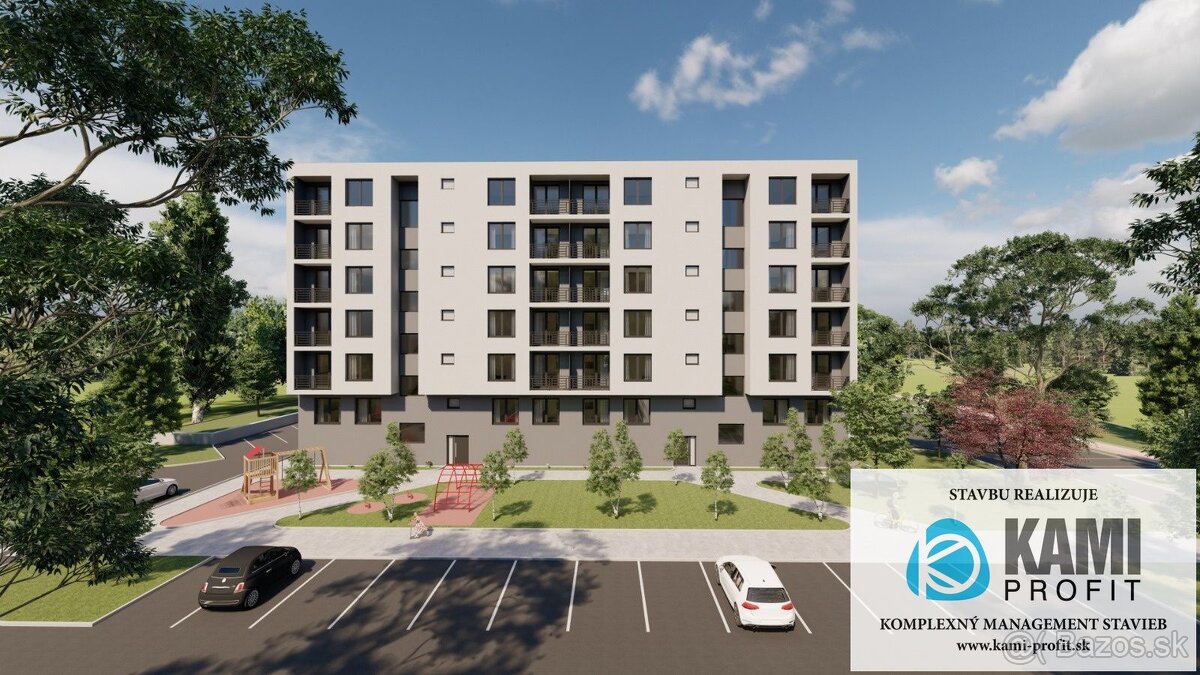 1 izbový byt s balkónom v novostavbe - 4