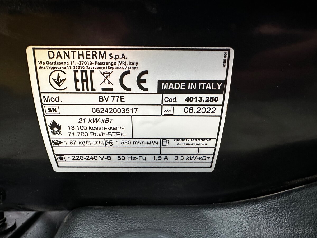 Naftový ohrievač vzduchu - 4