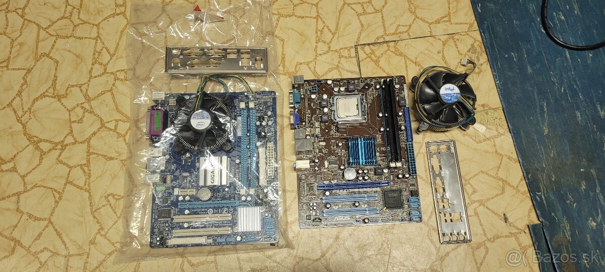 Predám rôzne staršie dosky s procesorom / socket 775 a AM2 - 4