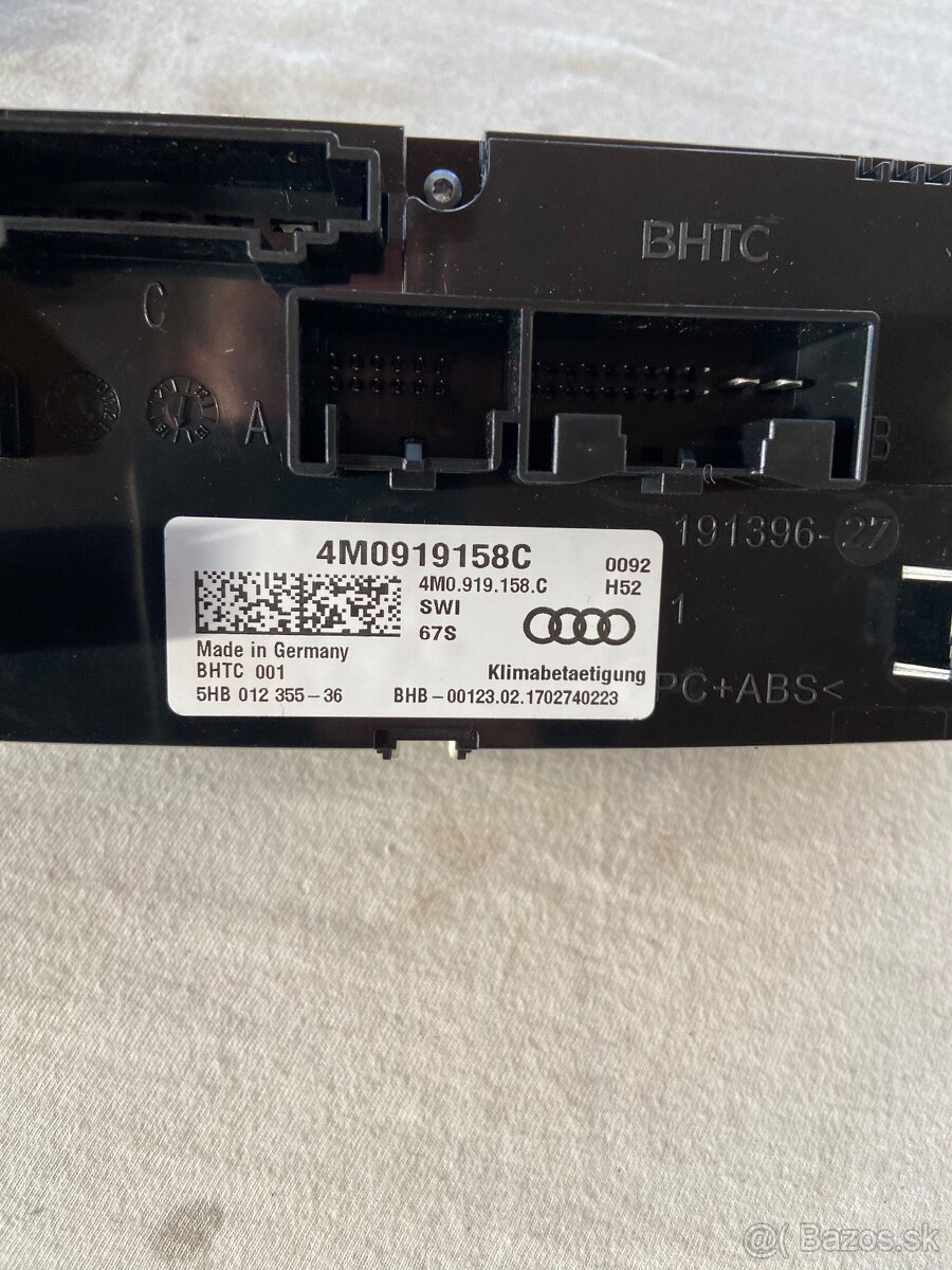 Ovládací panel klímy kolečko Audi Q7 2015-2019 - 4