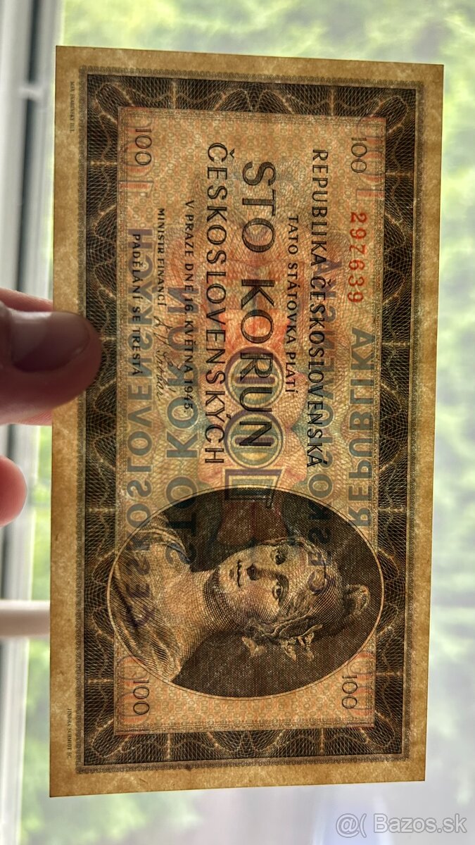 Bankovky ČSR 1945 Neperforované Unc - 4