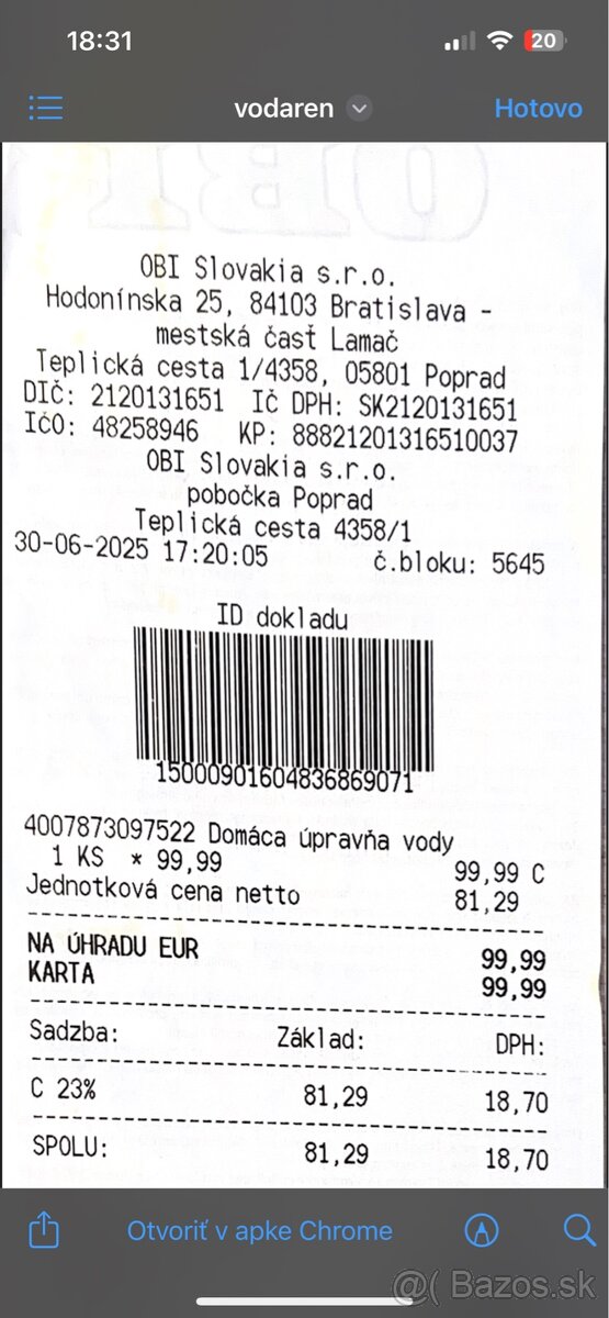 Domáca vodáreň (čerpadlo/ darling) - 4