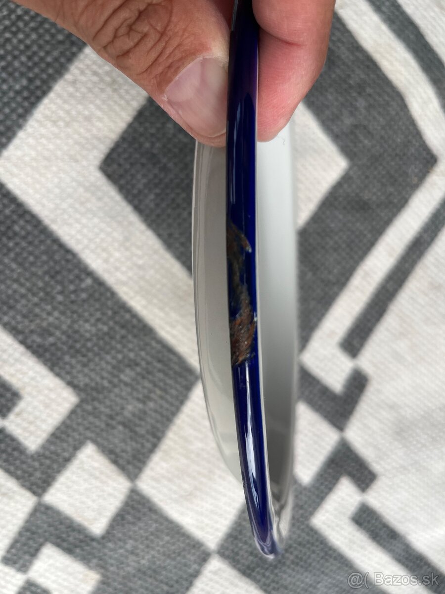 Plechove smaltovane taniere/misky Ikea - 4