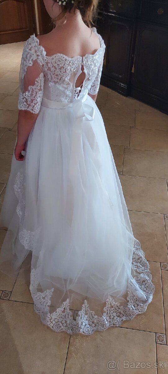 Saty dievcenske biele prijimanie - 4