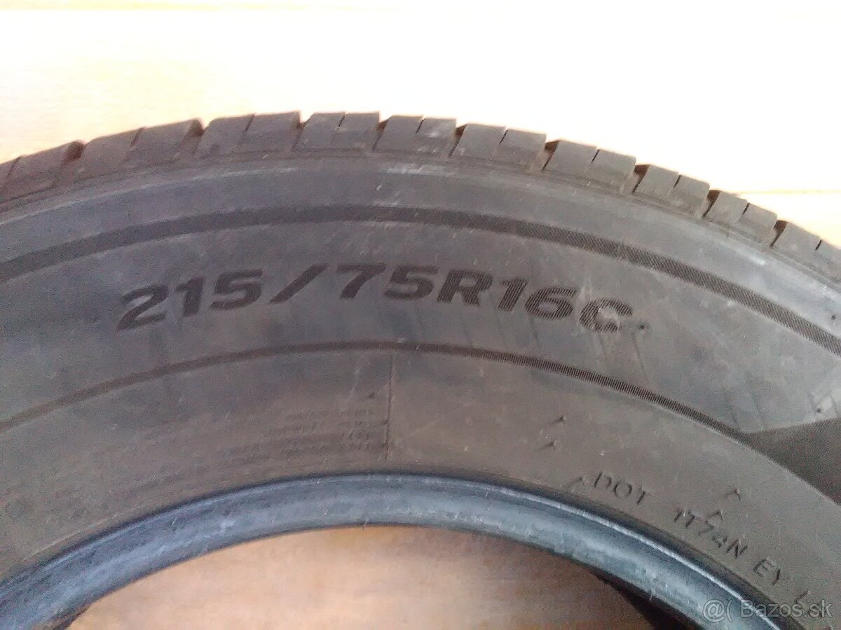 Predám letné pneu 215/75 r16c - 4