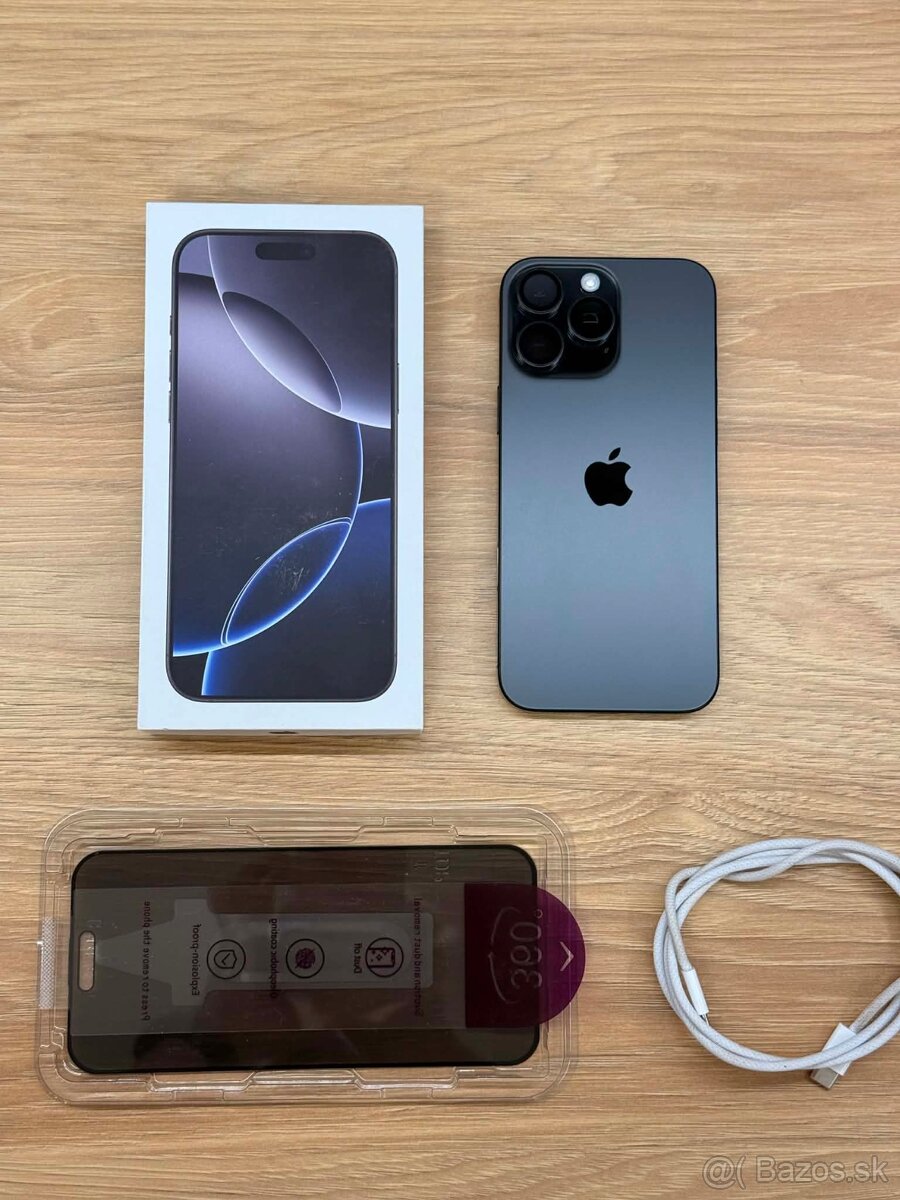 iPhone 16 Pro Max – 256 GB Black | TOP stav | ZÁRUKA - 4