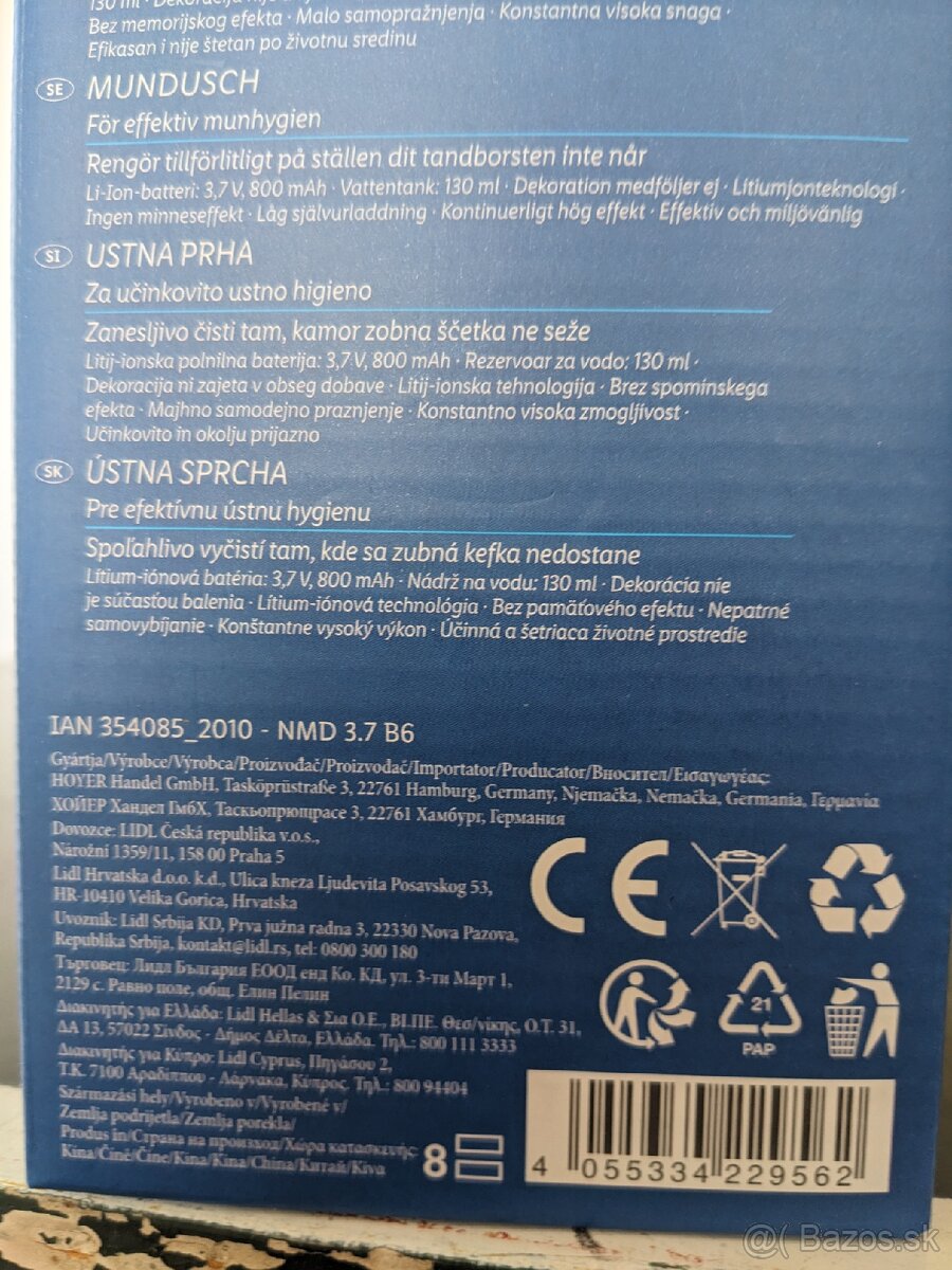 Nevadent ústna sprcha - 4