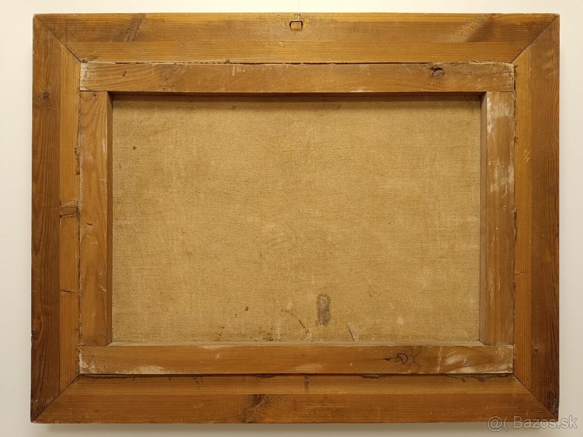 Obraz S. Novák, horská Přehrada, olej plátno 60x80 - 4